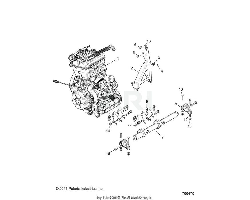 LONG BLOCK KIT PN:2207461 FOR POLARIS TURBO & TURBO S 2016-2020