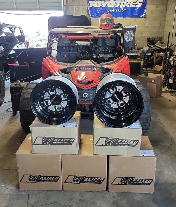 (PAIR)KEIZER RACING WHEELS - REAR | CAN-AM X3 & POLARIS RZR