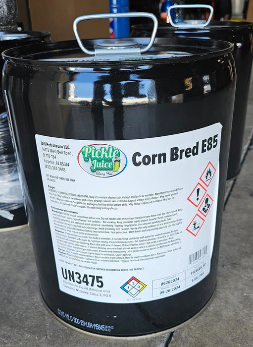 5 Gallons Pickle Juice Corn Bred E85