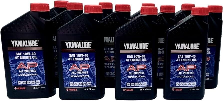 Yamalube 10W-40 Motorsports AP LUB-10W40-AP-12