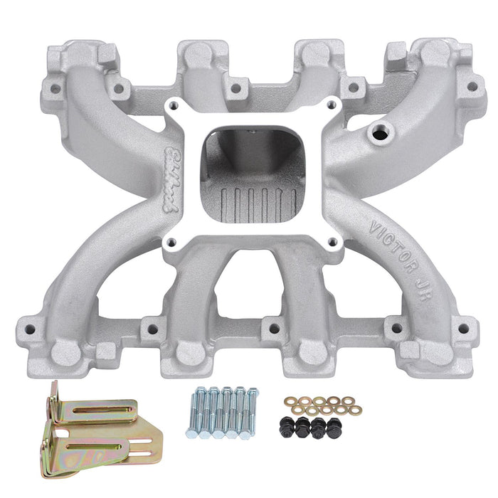 Edelbrock Victor Jr. LS1 Carbureted Intake Manifold Only For Chevrolet LS Gen III