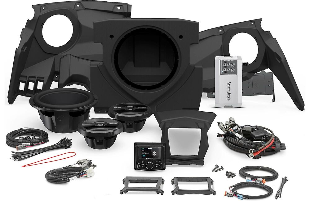 400 watt stereo, front speaker, and subwoofer kit for 2017+ Maverick X3 models (317-STAGE3)