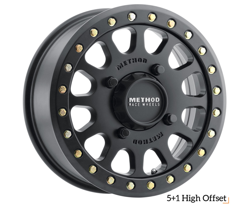 401 UTV Beadlock | Matte Black  15x7 / 4x156mm / 13/4+3